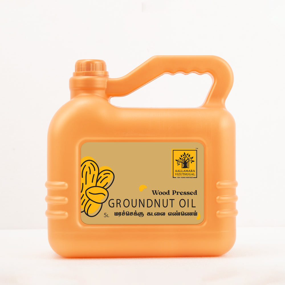 Wood Pressed Groundnut Oil (5L)