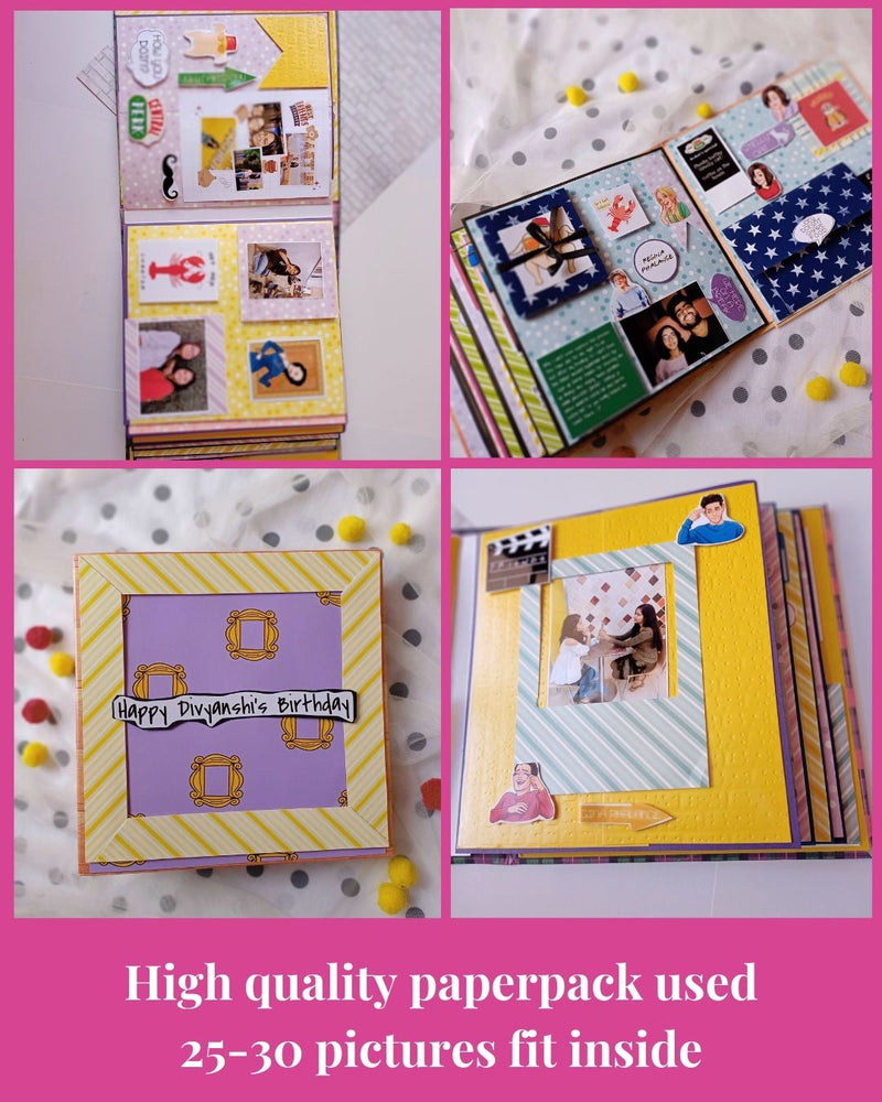 
                  
                    Rainvas Friends TV Inspired Scrapbook | Personalized with photos
                  
                