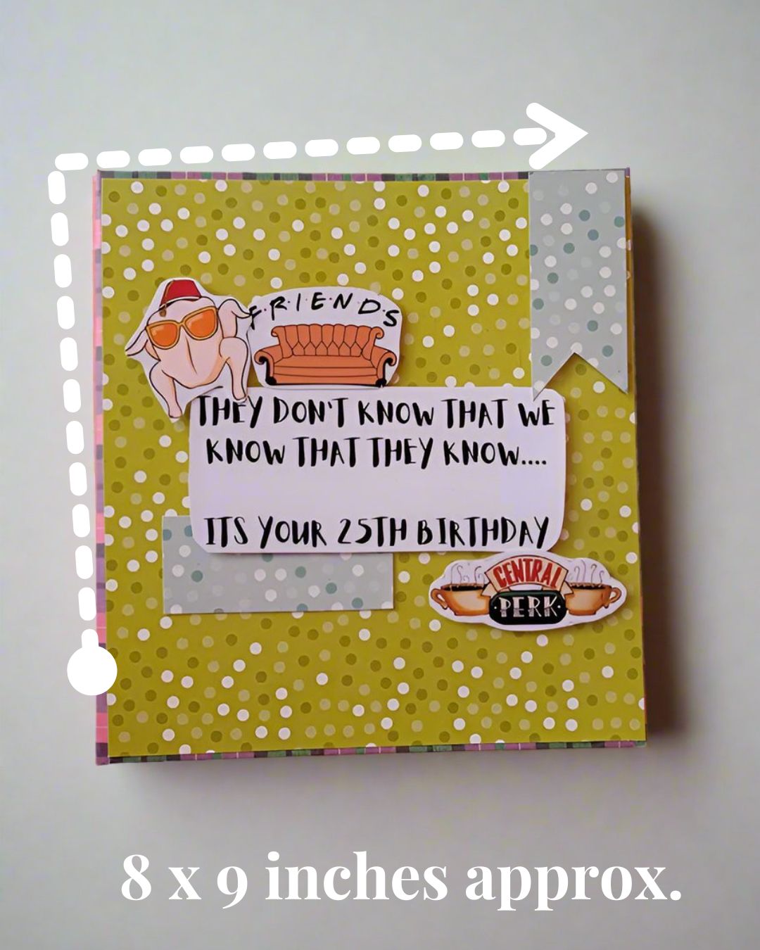 
                  
                    Rainvas Friends TV Inspired Scrapbook | Personalized with photos
                  
                