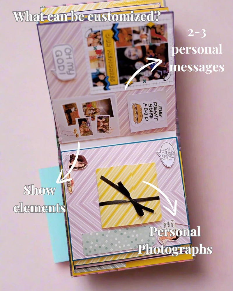 
                  
                    Rainvas Friends TV Inspired Scrapbook | Personalized with photos
                  
                