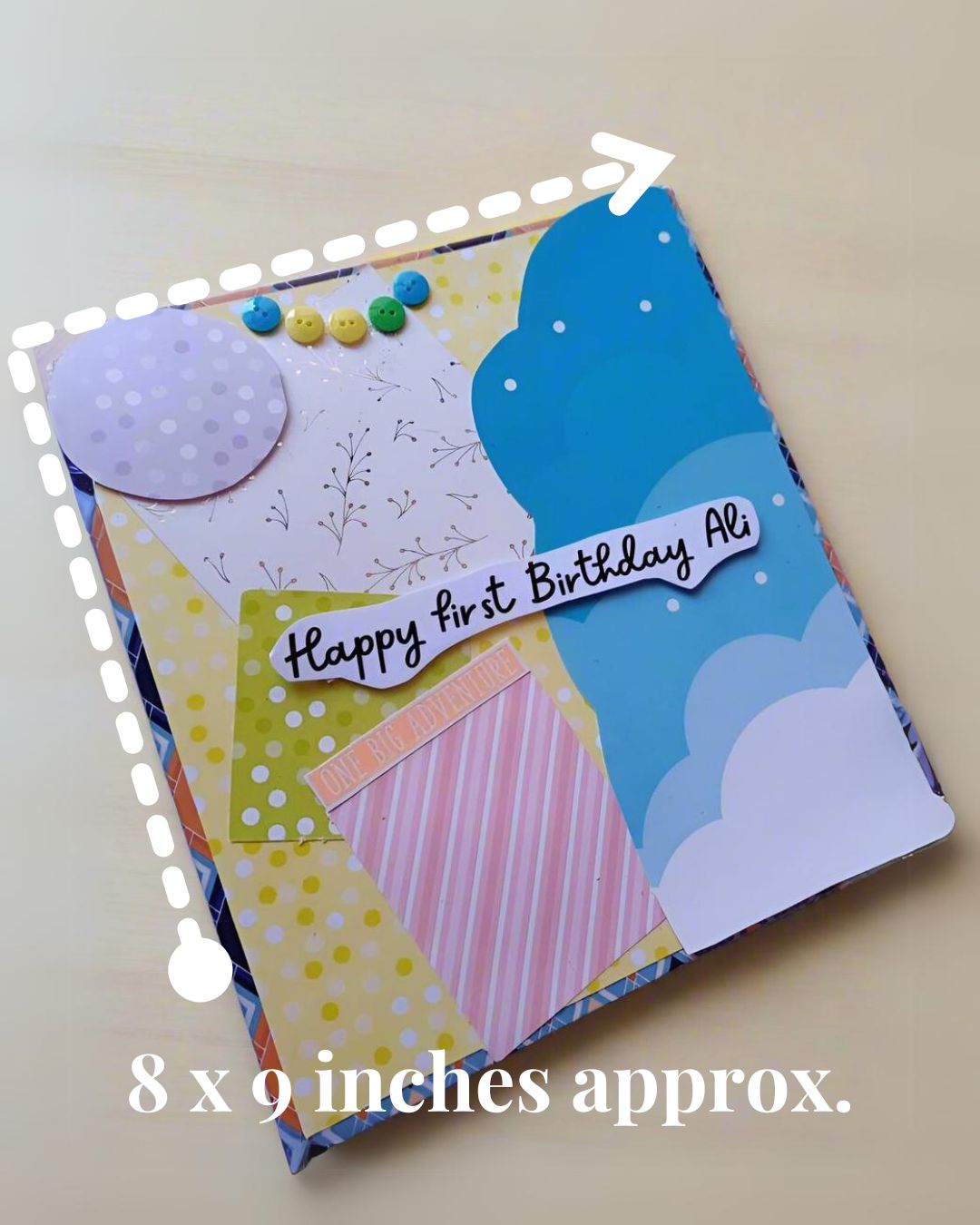 
                  
                    Rainvas Pastel Personalized Birthday Scrapbook for Him, Her, and Kids
                  
                