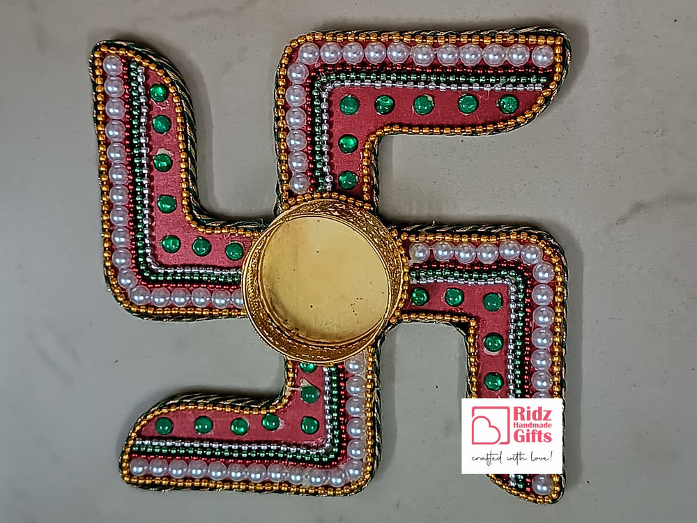 Swastik Tealight Candle Holder