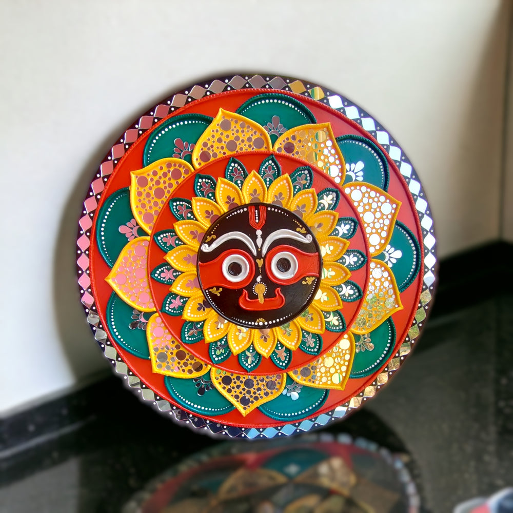 Lord Jagannath Lippan Art Wall Decor Home Decor, Best Gift for Any Occasion, Housewarming Gift