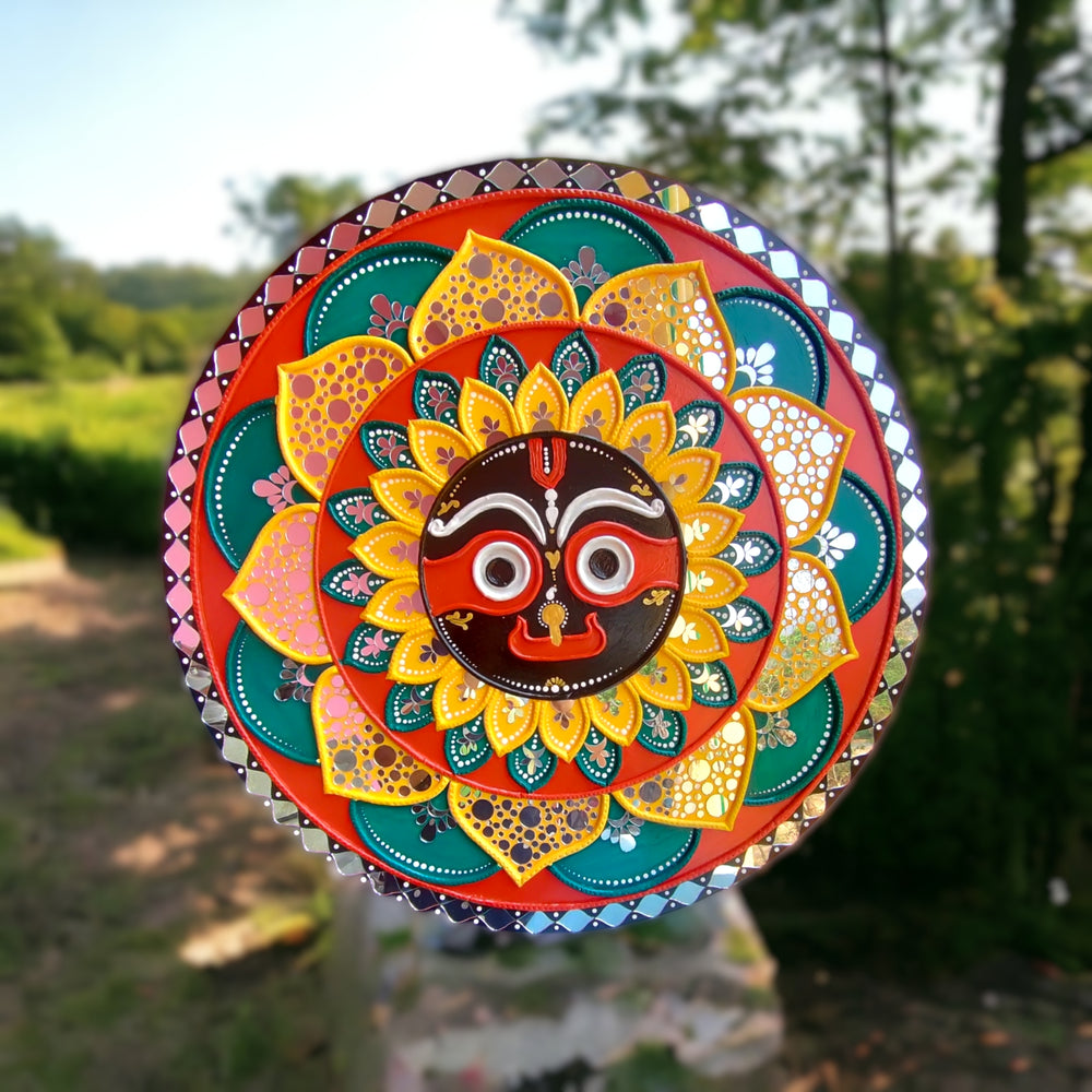 
                  
                    Lord Jagannath Lippan Art Wall Decor Home Decor, Best Gift for Any Occasion, Housewarming Gift
                  
                