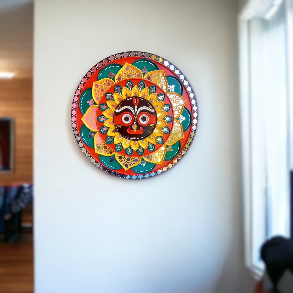 
                  
                    Lord Jagannath Lippan Art Wall Decor Home Decor, Best Gift for Any Occasion, Housewarming Gift
                  
                