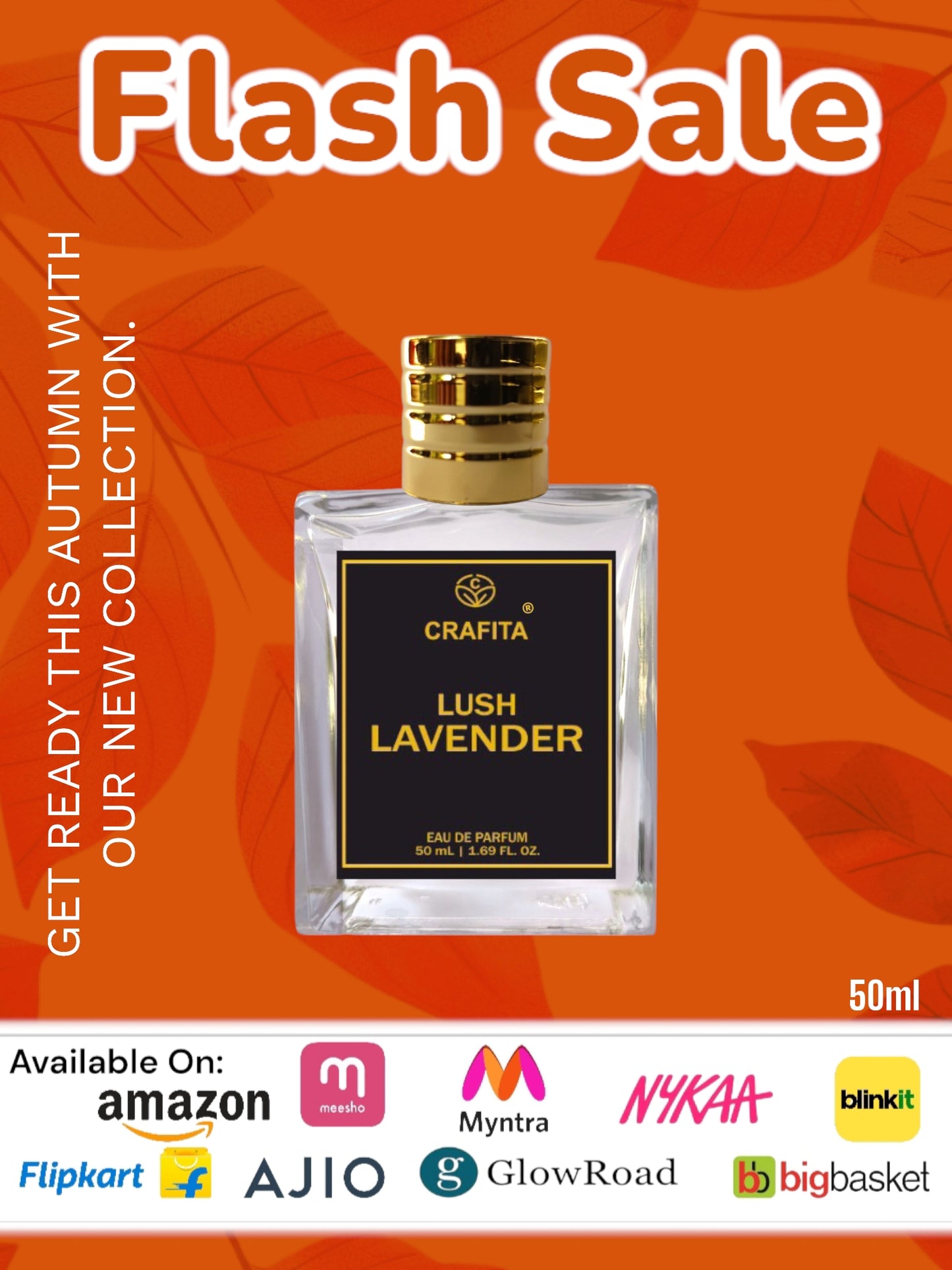 
                  
                    Copy of Crafita Luxury Lavender Woman Eau De Parfum | Floral & Sweet | Classic & Modern | Long Lasting Fragrance Perfume | 50ml
                  
                