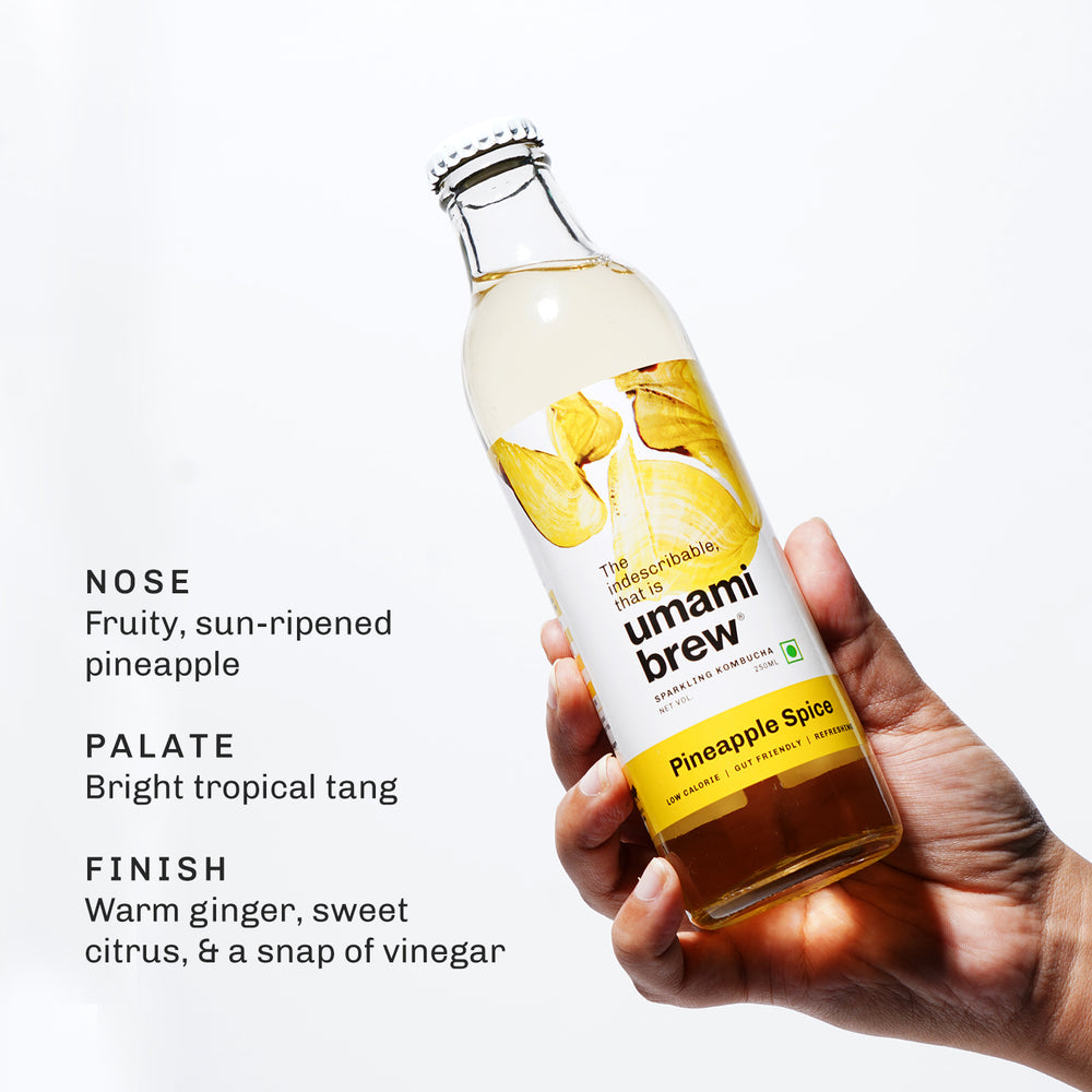 
                  
                    Umami Brew Sparkling Kombucha - Pineapple Spice Pack of 6 (6X250ml)
                  
                