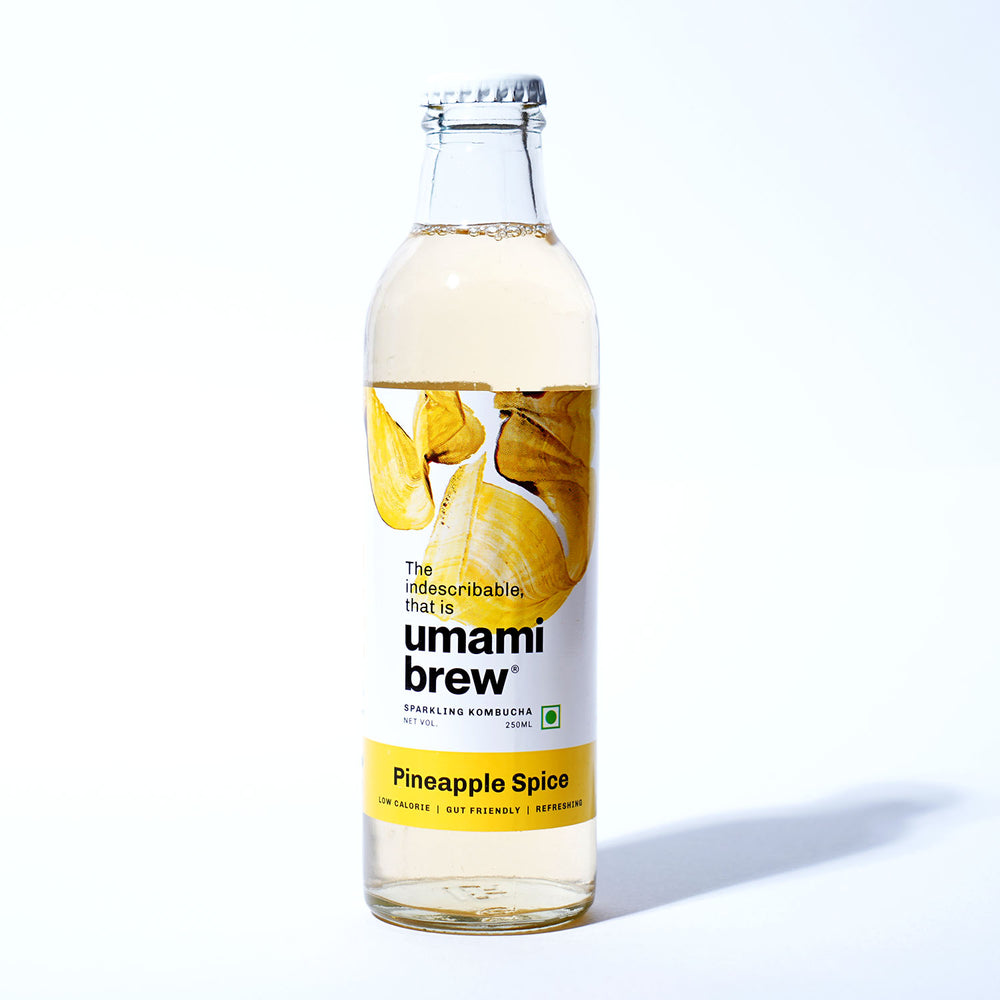 Umami Brew Sparkling Kombucha - Pineapple Spice Pack of 6 (6X250ml)