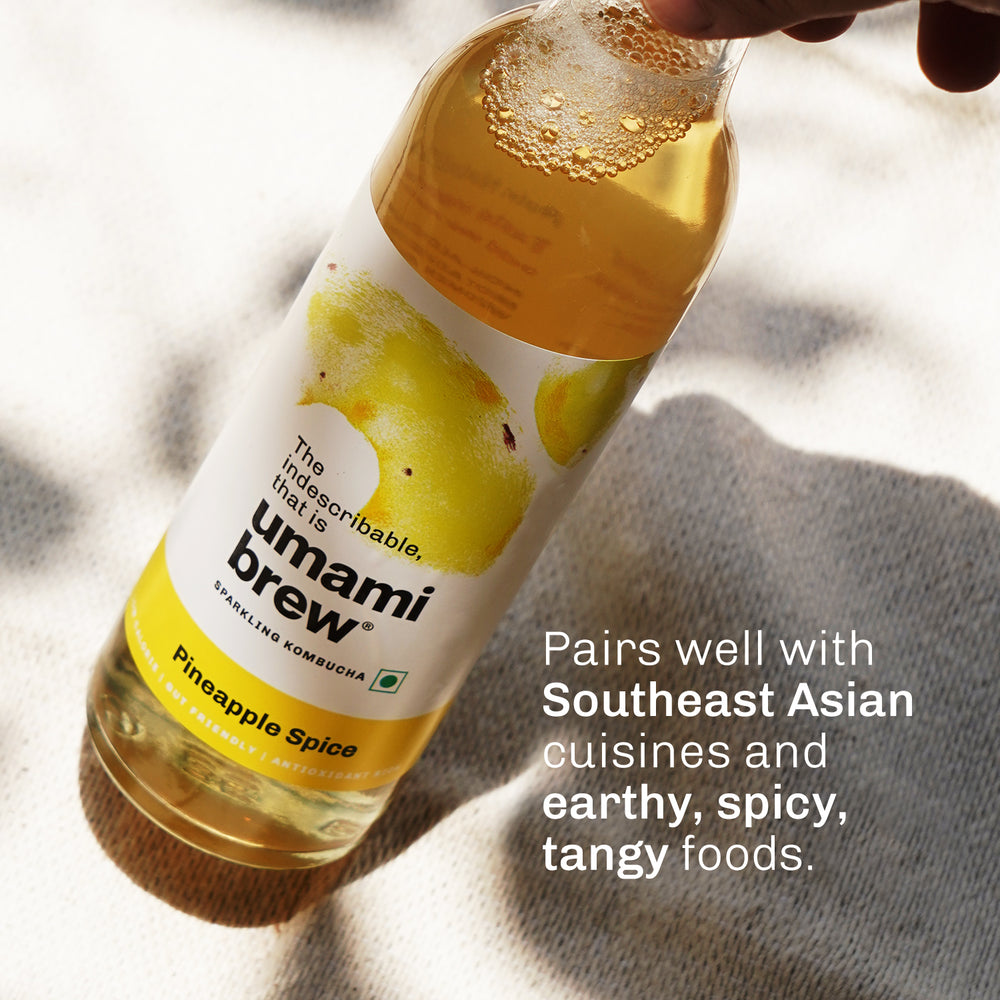 
                  
                    Umami Brew Sparkling Kombucha - Pineapple Spice Pack of 6 (6X250ml)
                  
                