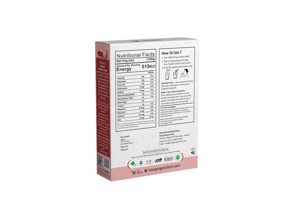 
                  
                    Nisarg Organic Farm Prickly Pear Powder
                  
                