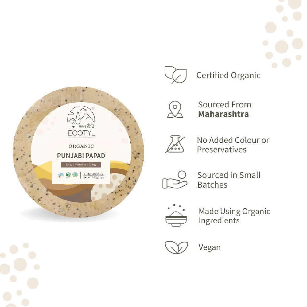 
                  
                    Ecotyl Organic Punjabi Papad (200g)
                  
                