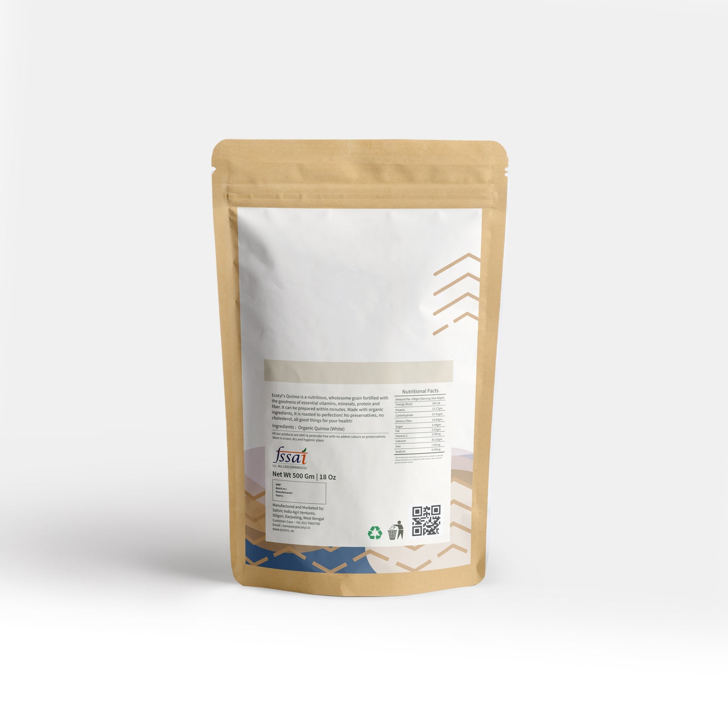 
                  
                    Ecotyl Organic Quinoa (White) (500g)
                  
                