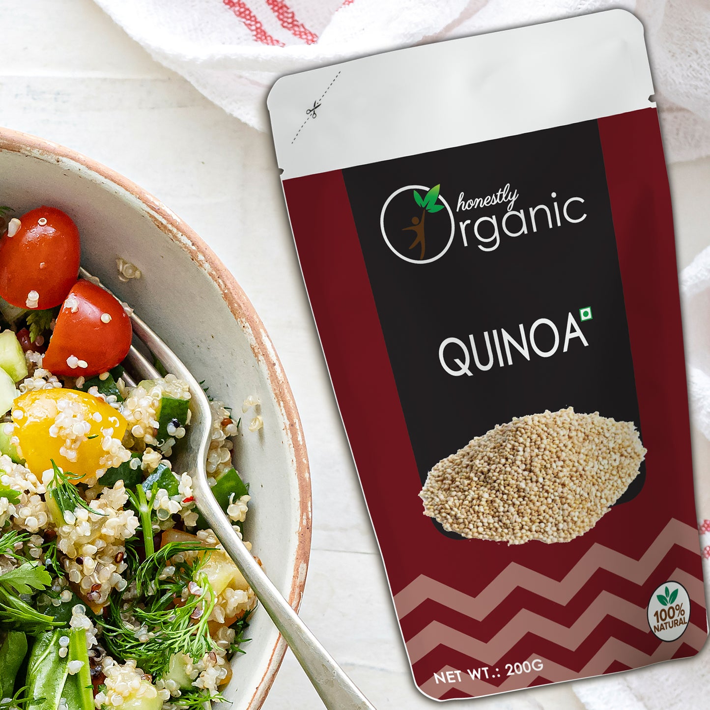 
                  
                    Honestly Organic Quinoa (200g)
                  
                