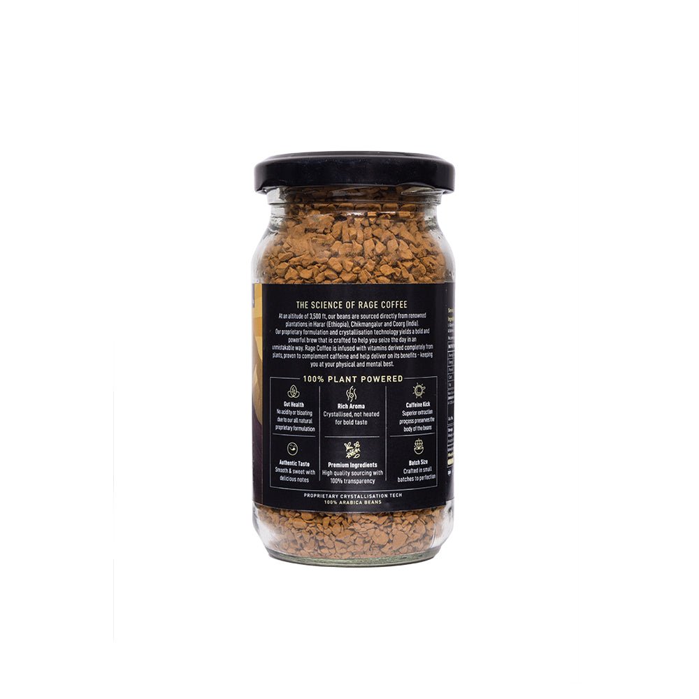 
                  
                    Rage Coffee Butterscotch Delight Flavour - Premium Arabica Instant Coffee (50g) - Kreate- Coffee
                  
                