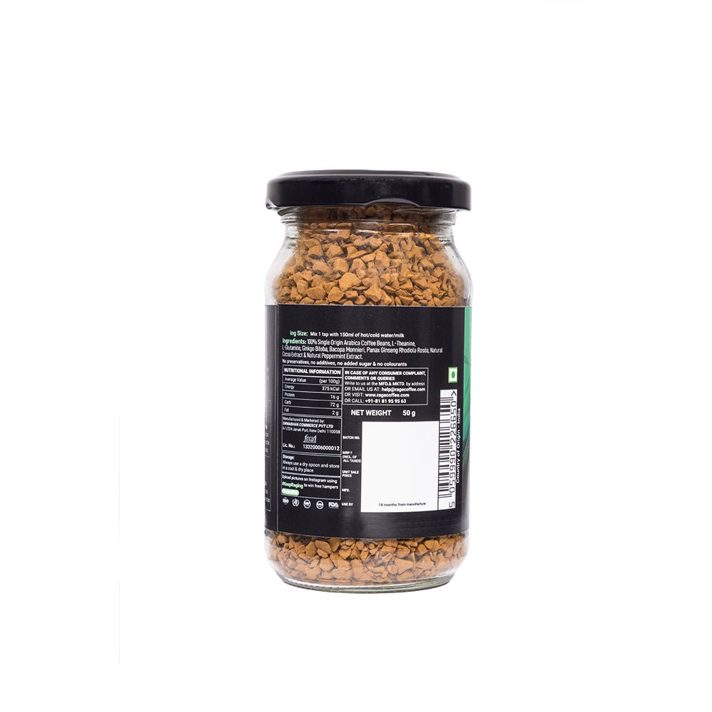 
                  
                    Rage Coffee Mint Mocha Flavour - Premium Arabica Instant Coffee (50g) - Kreate- Coffee
                  
                