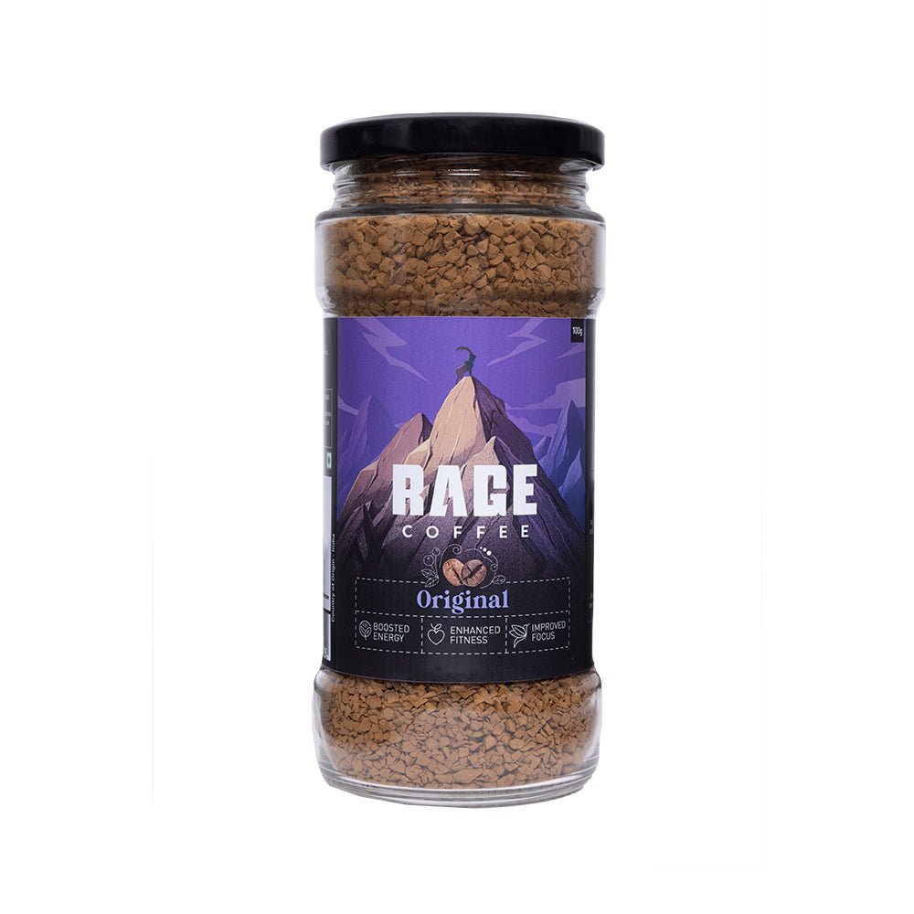 Rage Coffee Original Blend - Premium Arabica Instant Coffee (100g) - Kreate- Coffee