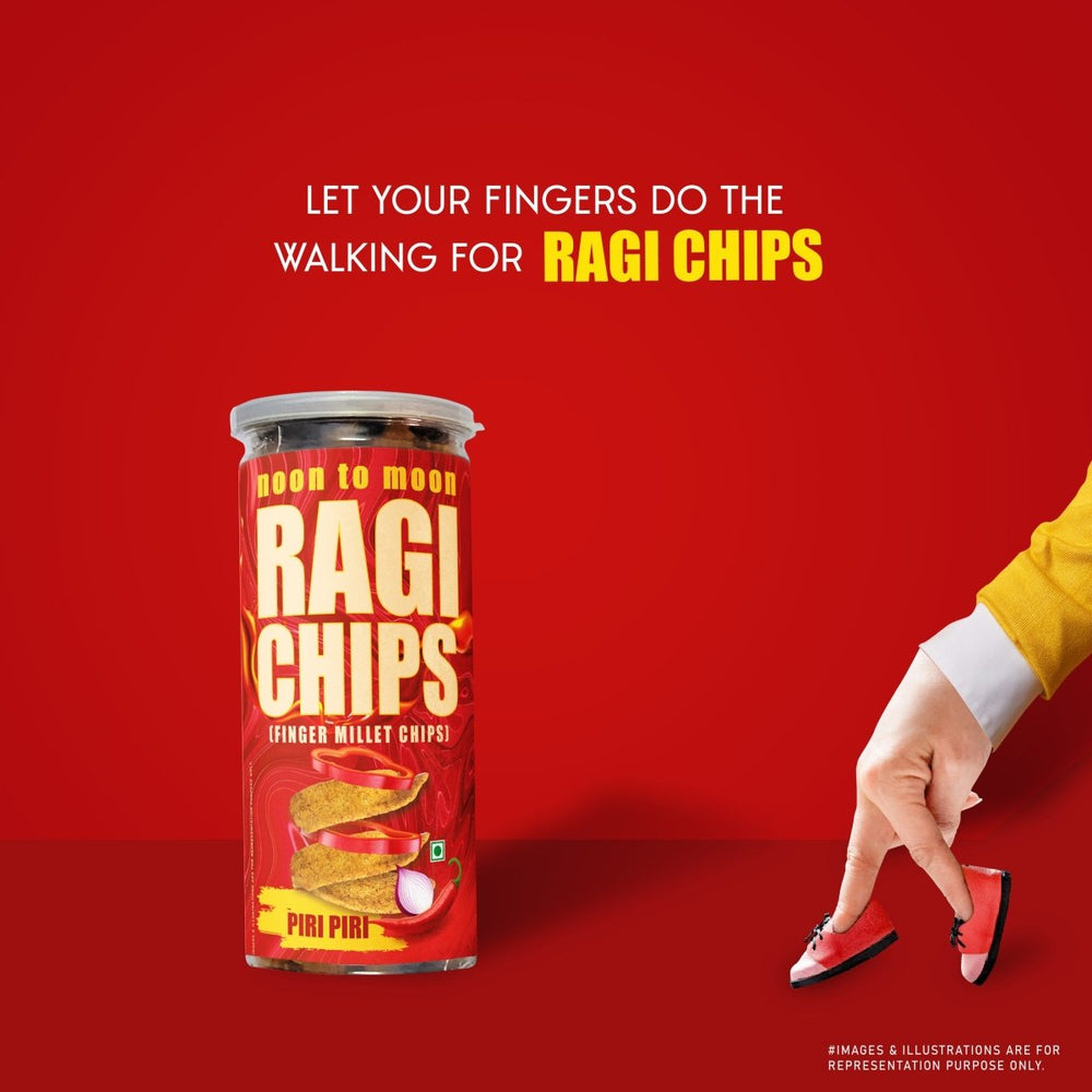
                  
                    Ragi Chips-Piri Piri (150g) - Kreate- Munchies
                  
                