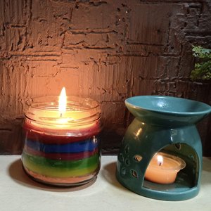 Rainbow Candle - Kreate- Candles & Holders