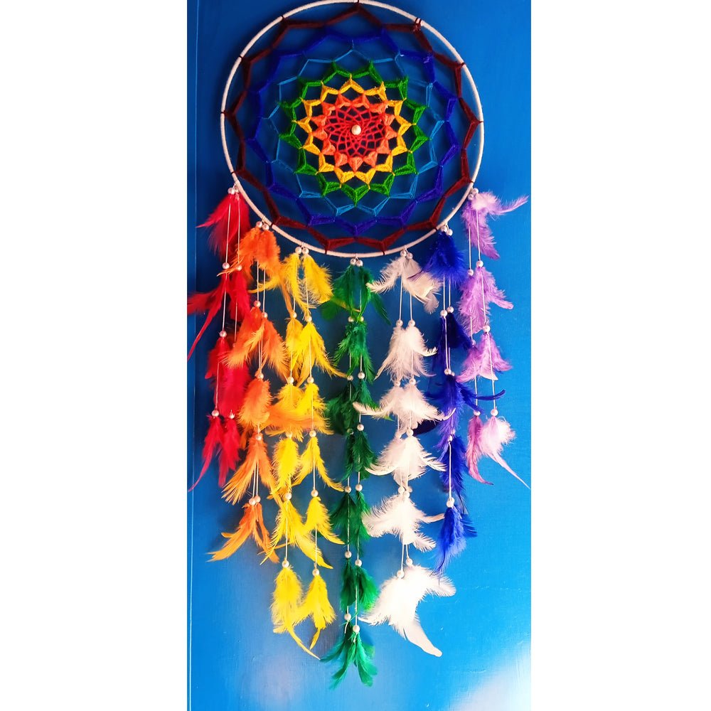 Rainbow Dreamcatcher - Kreate- Wall Decor