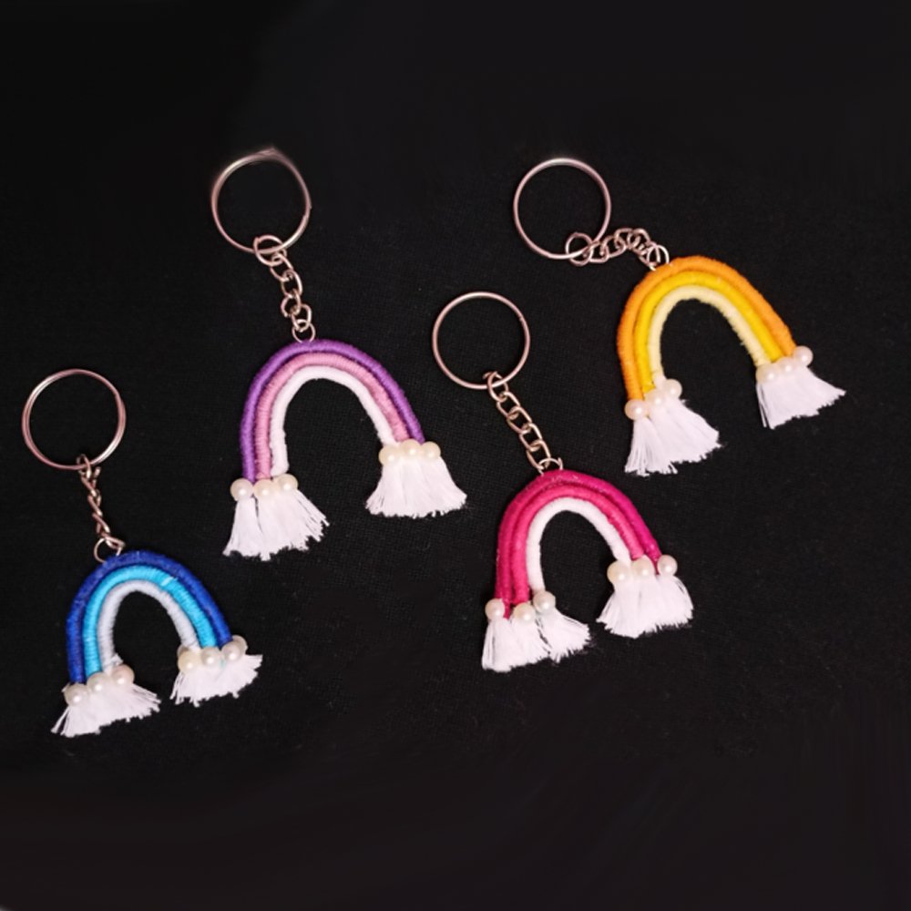 Rainbow Keychain - Kreate- Key Chains