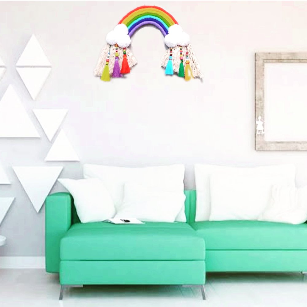 Rainbow Wall Hanging - Kreate- Wall Decor