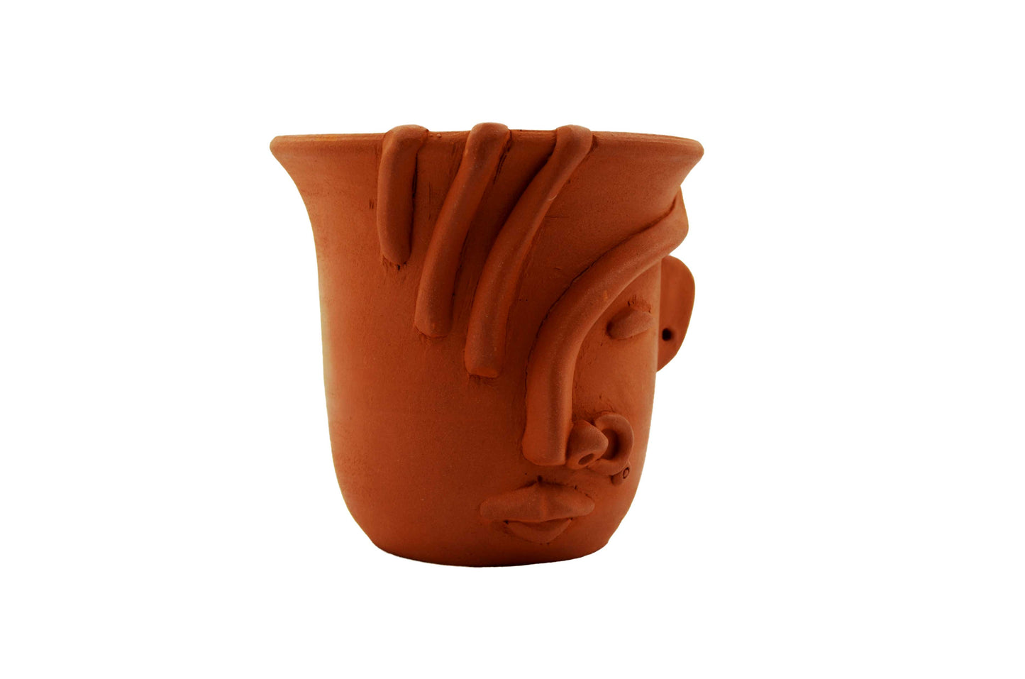 
                  
                    Handmade Terracotta Table Top Planter Lady Face
                  
                
