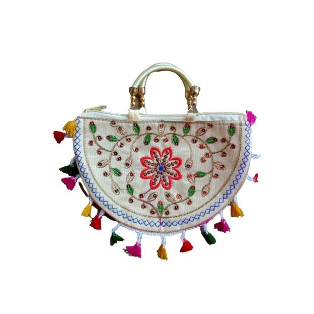 Rajasthani Print Fancy Purse - Kreate- Purse & Handbags