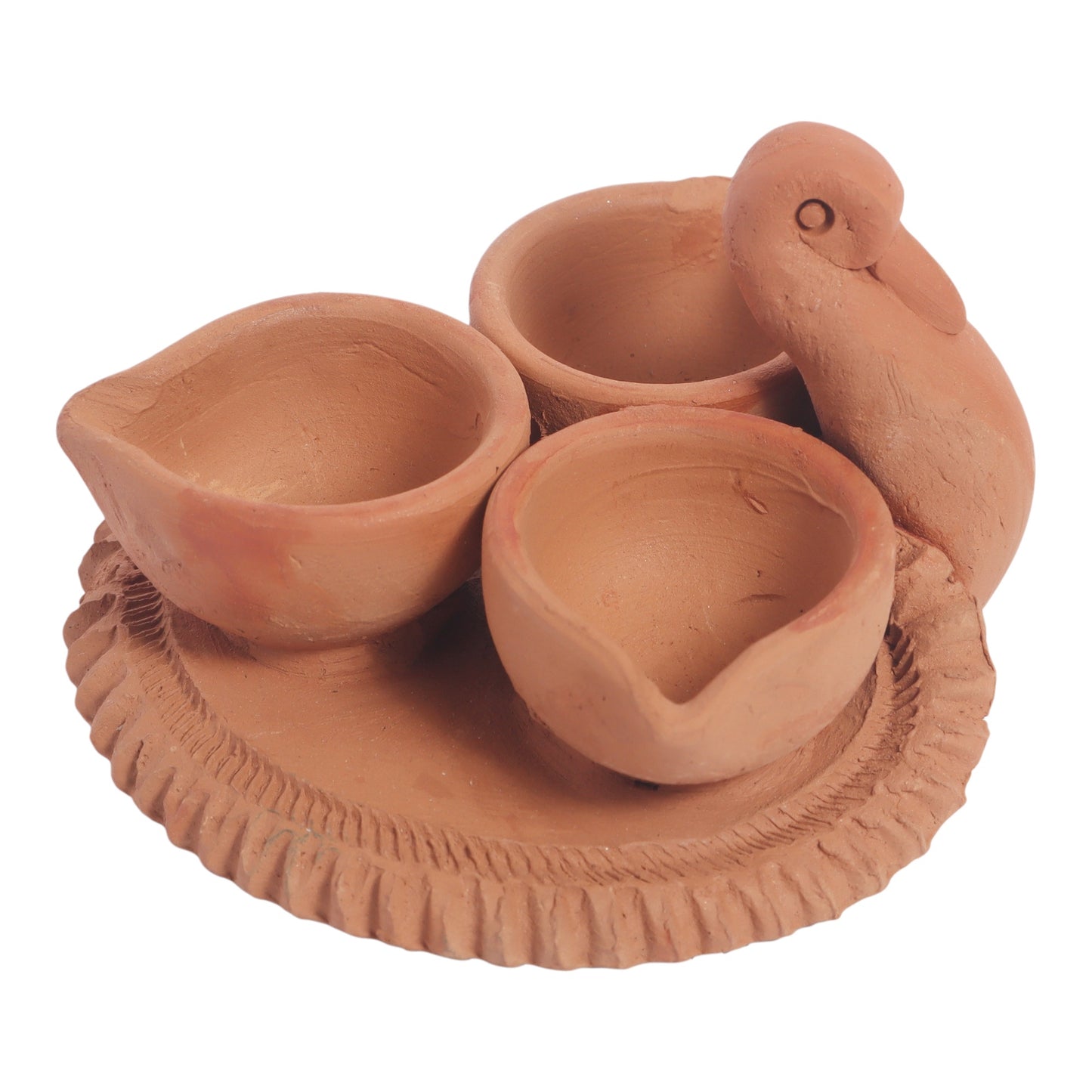 
                  
                    Handmade-Raj-Hans-Terracotta-Holder-With-3-Diyas
                  
                