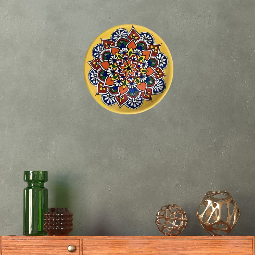
                  
                    Rang Sang Colourful Mandala Plate - Kreate- Wall Decor
                  
                