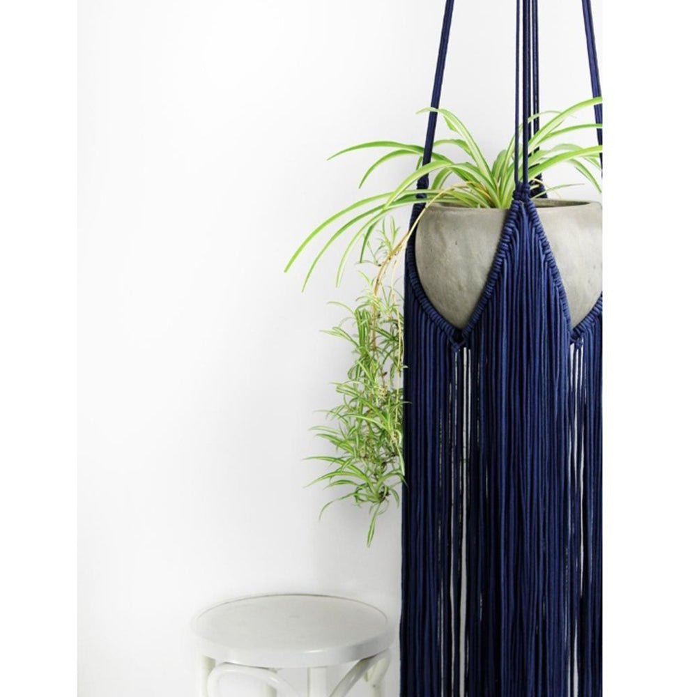 
                  
                    Ras Handmade Blue Boho Plant Hanger - Kreate- Planters & Pots
                  
                