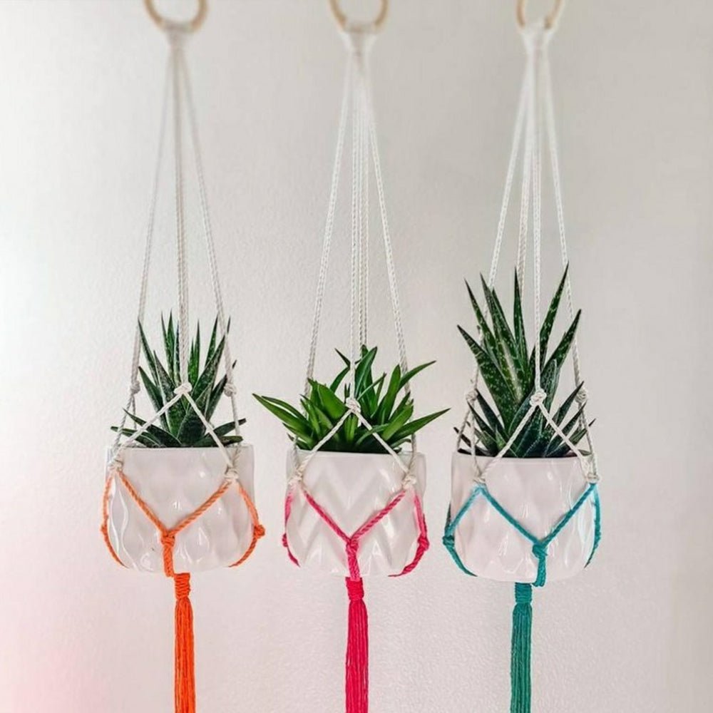 Ras Handmade Multicolour Boho Chandelier - Kreate- Planters & Pots