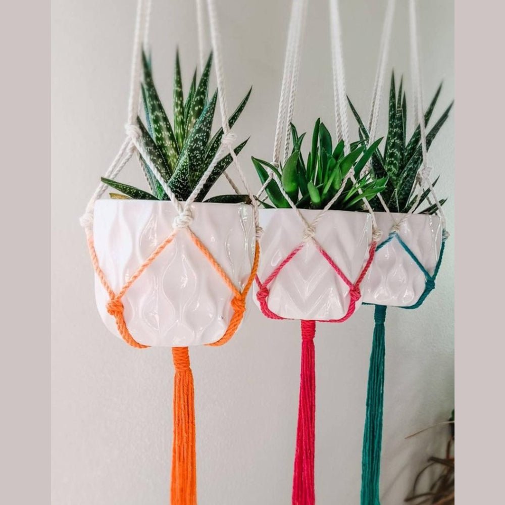 
                  
                    Ras Handmade Multicolour Boho Wall Hanging - Kreate- Planters & Pots
                  
                