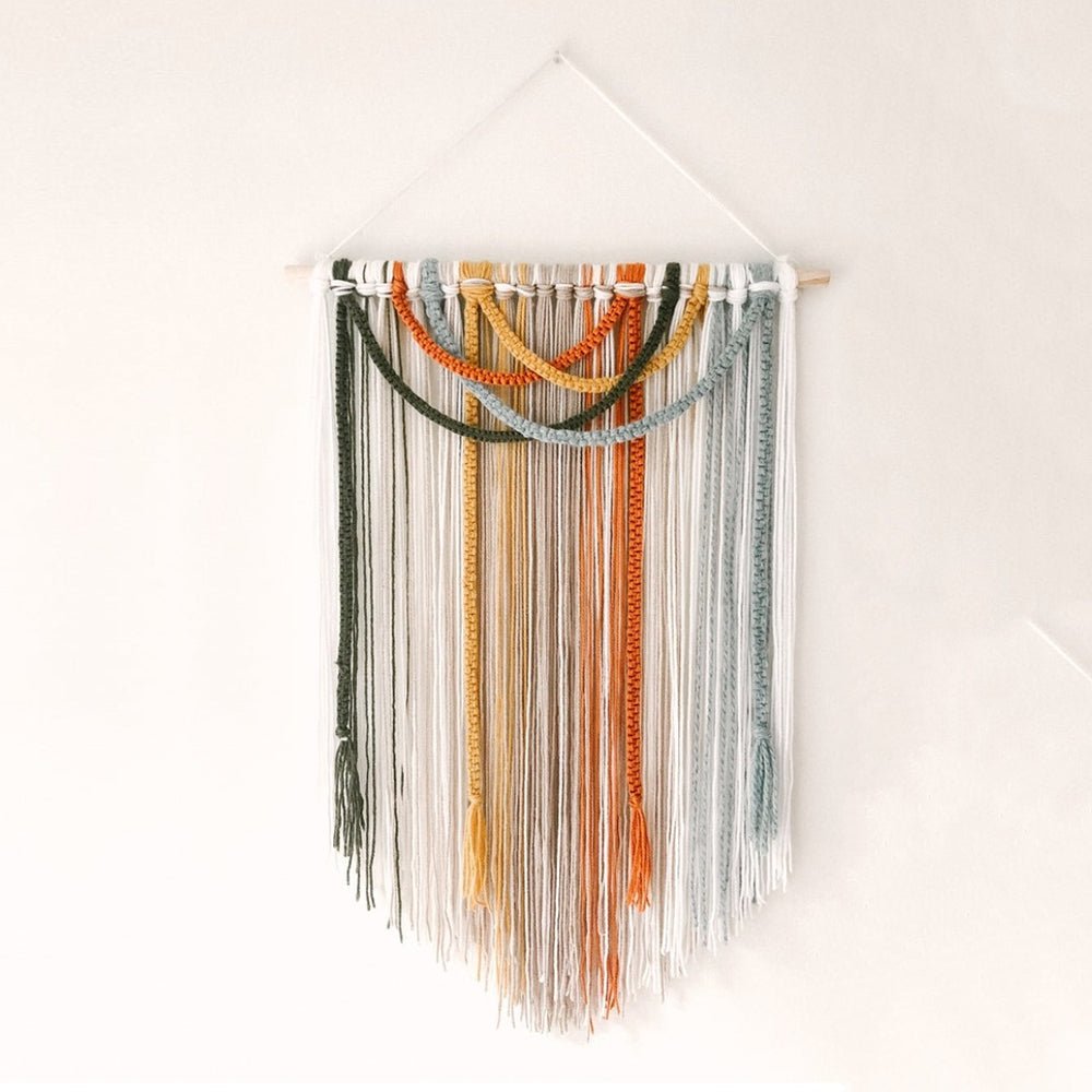 Ras Handmade Multicolour Boho Wall Hanging - Kreate- Lamps