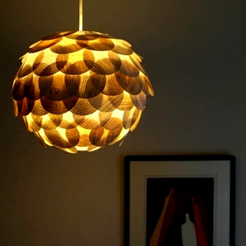 Ras Handmade Paper Ceiling Lamp - Kreate- Lamps