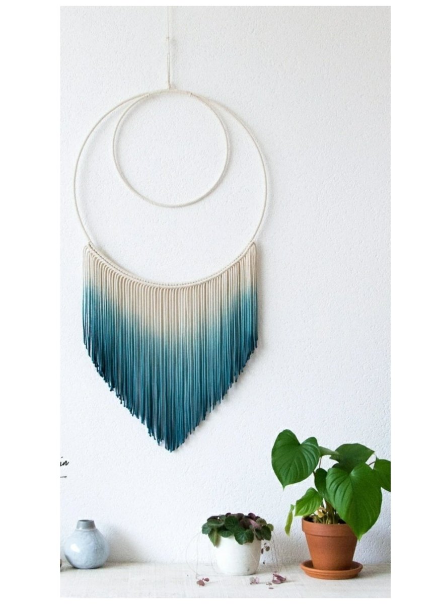 
                  
                    Ras Macrame Blue Wall Hanging - Kreate- Wall Decor
                  
                