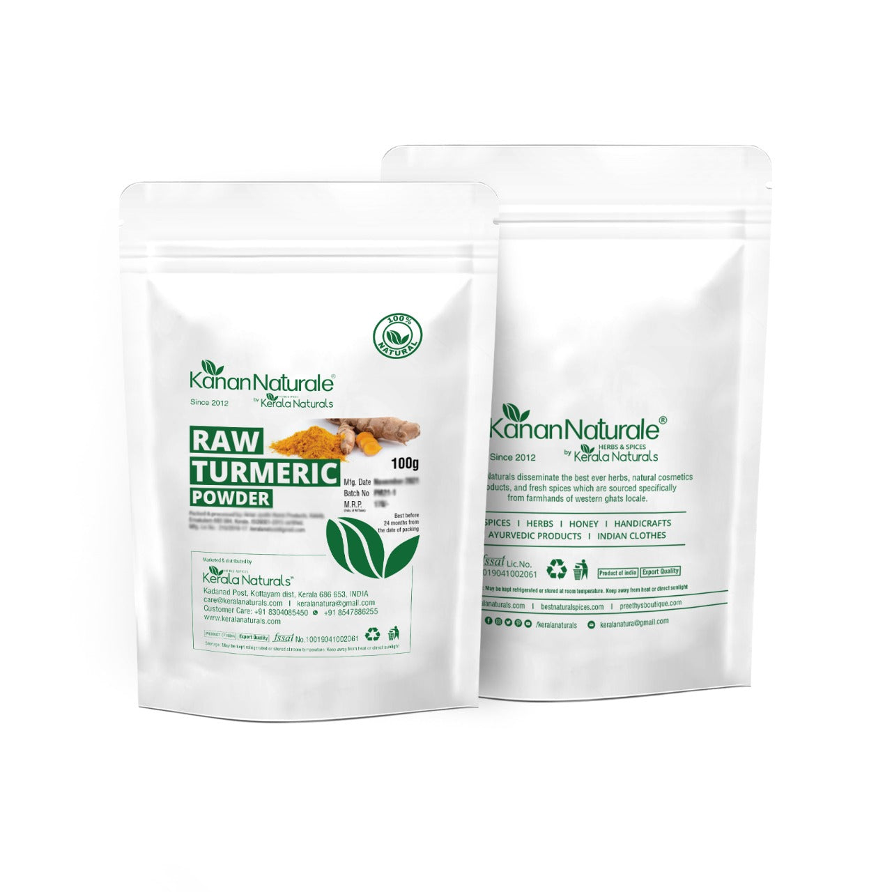 
                  
                    Raw Turmeric Powder - 100 gm
                  
                