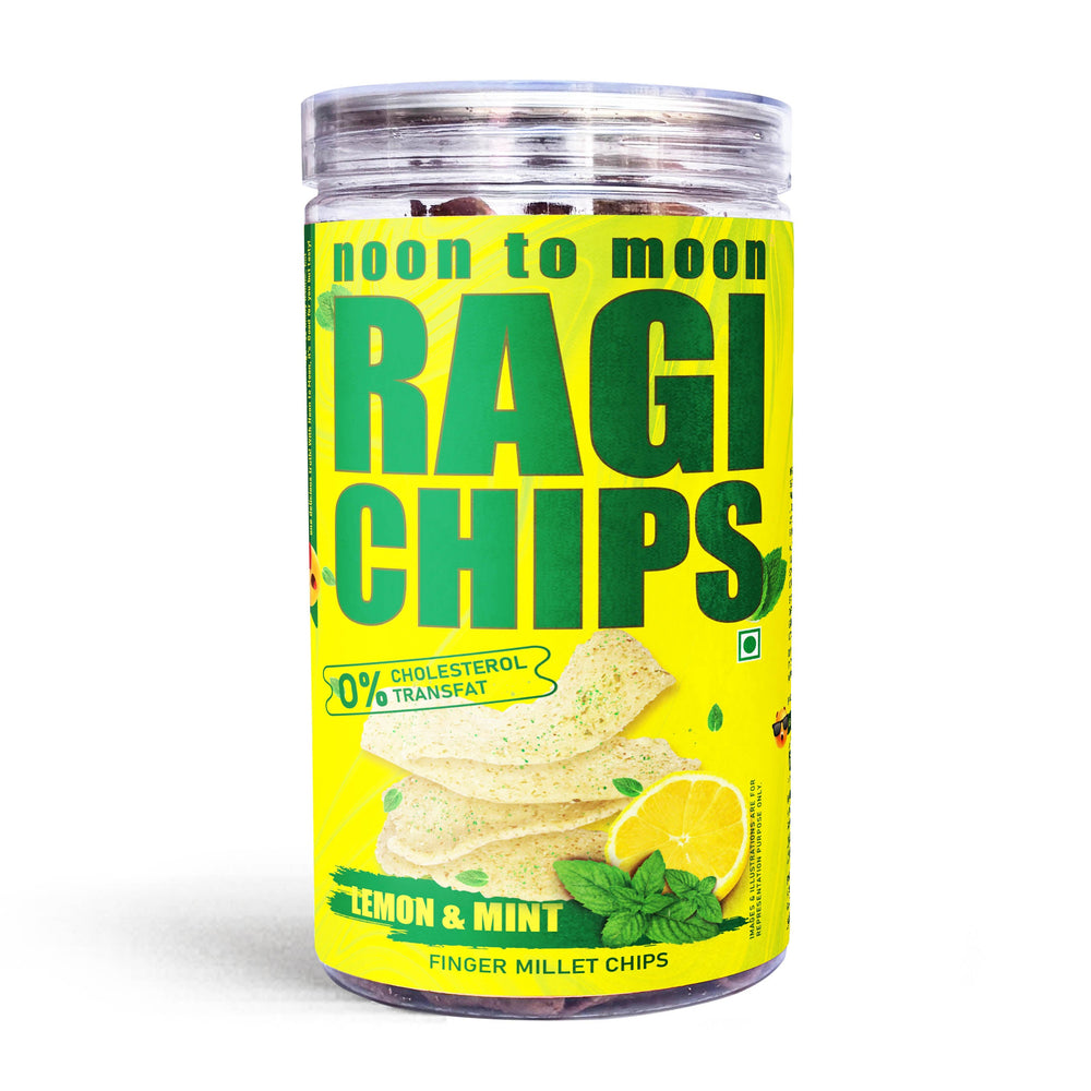 Noon to Moon Ragi Chips-Lemon & Mint (150g)
