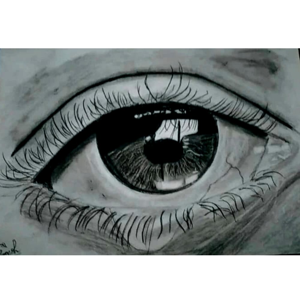 
                  
                    Realistic Eye Drawing - Kreate- Paintings
                  
                