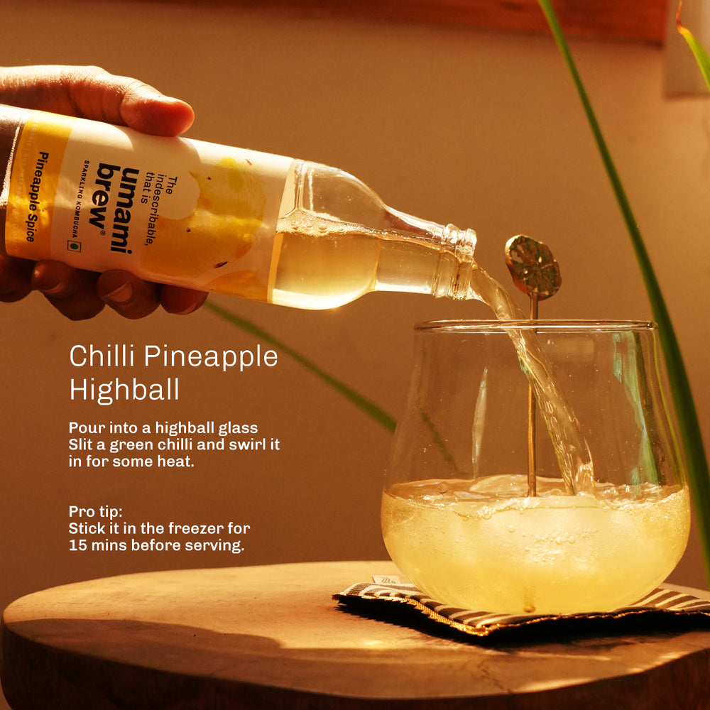 
                  
                    Umami Brew Sparkling Kombucha - Pineapple Spice Pack of 6 (6X250ml)
                  
                