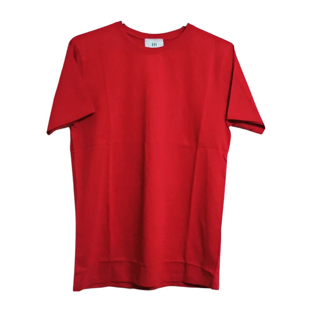 Red Cotton T-Shirt - Kreate- Shirts & T-Shirts