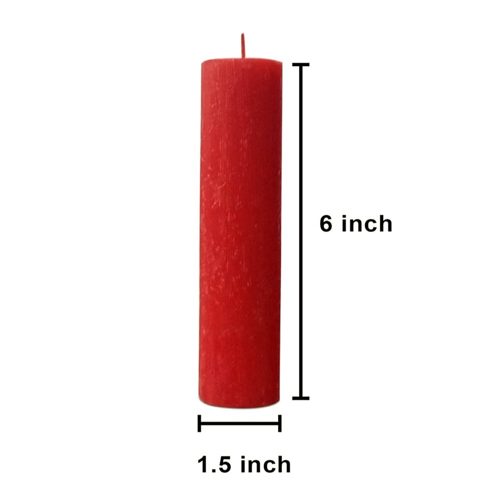 
                  
                    Red Pillar Candle - Kreate- Candles & Holders
                  
                