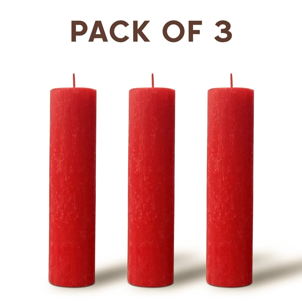 
                  
                    Red Pillar Candle - Kreate- Candles & Holders
                  
                