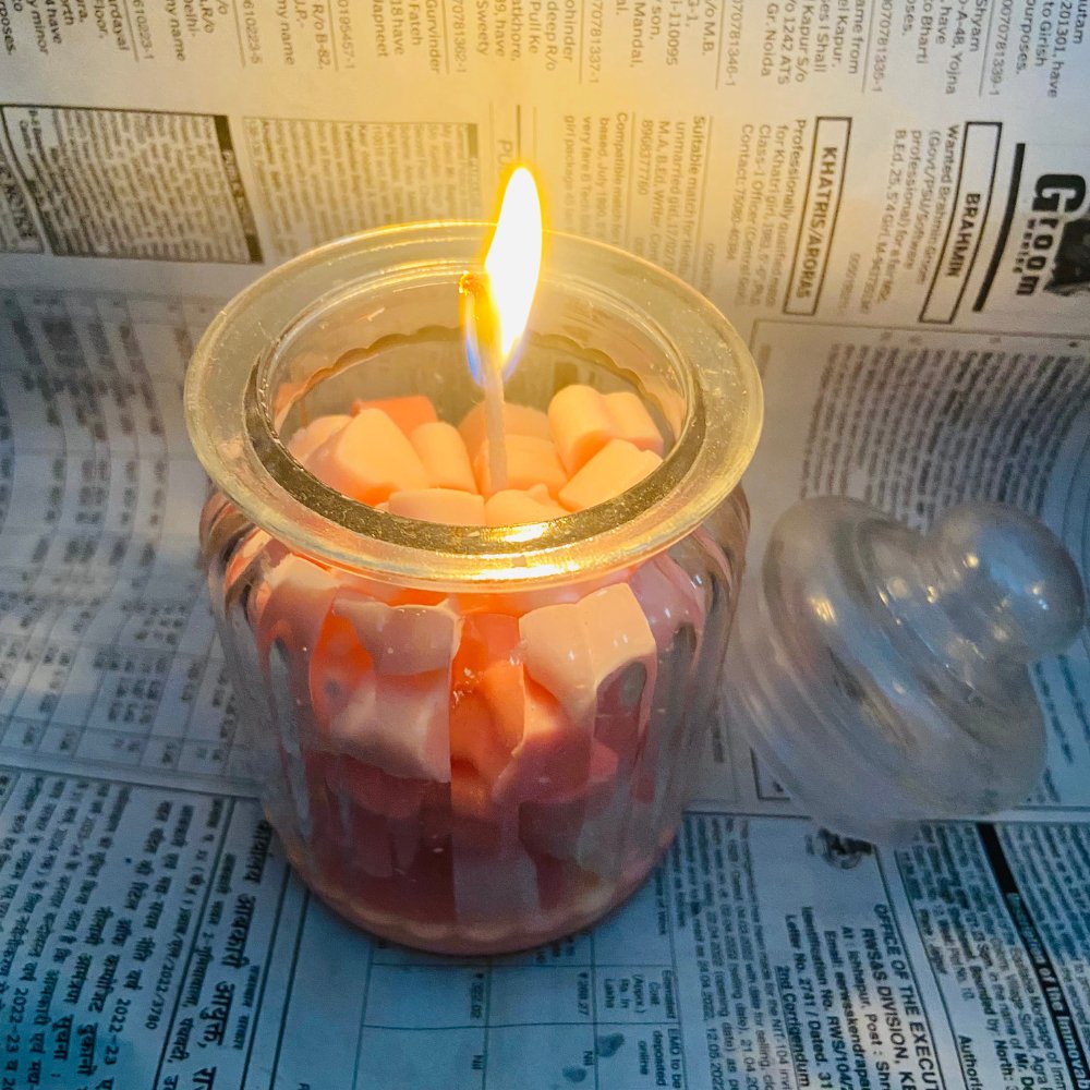 
                  
                    Red & Pink Hearts Scented Candles Jar - Kreate- Candles & Holders
                  
                