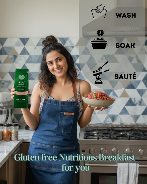 
                  
                    Organic Poha (Red) | Chivda | Chuda | Flattened Red Rice | Gluten Free | 500g
                  
                