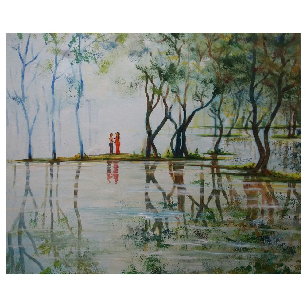 
                  
                    Reflection - Acrylic Painting - Kreate- Painting
                  
                