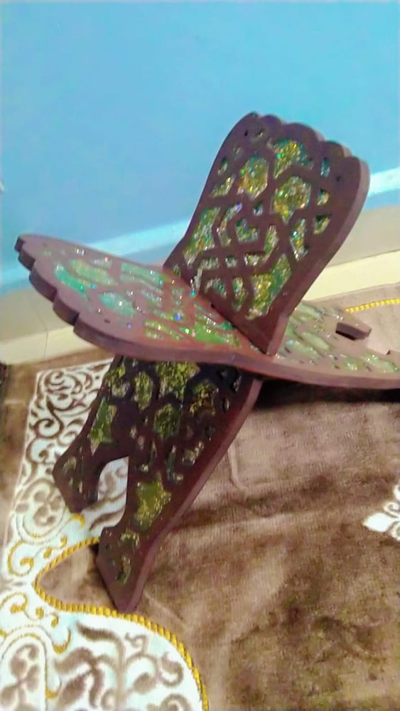
                  
                    WOODEN RESIN BOOK STAND
                  
                