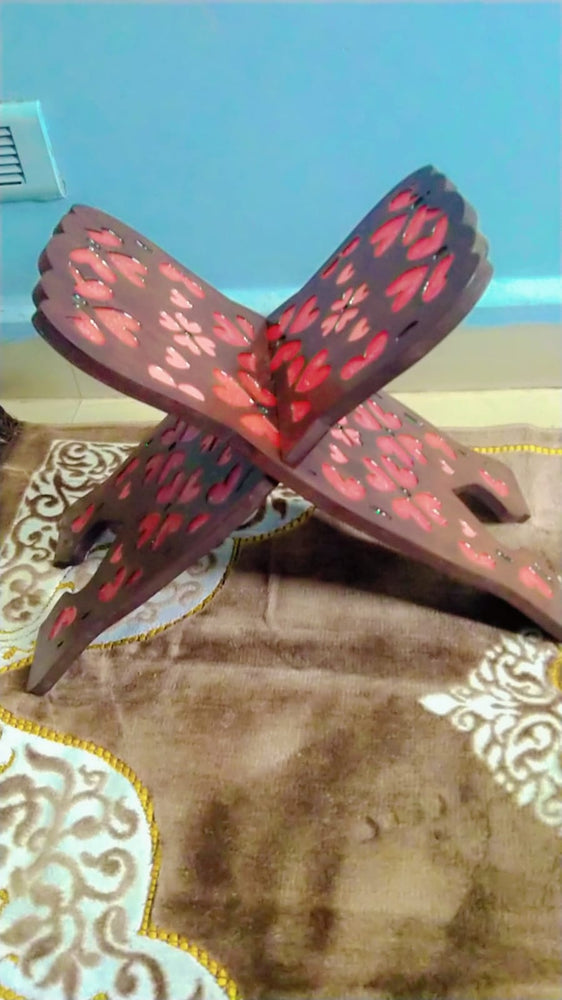 
                  
                    WOODEN RESIN BOOK STAND
                  
                