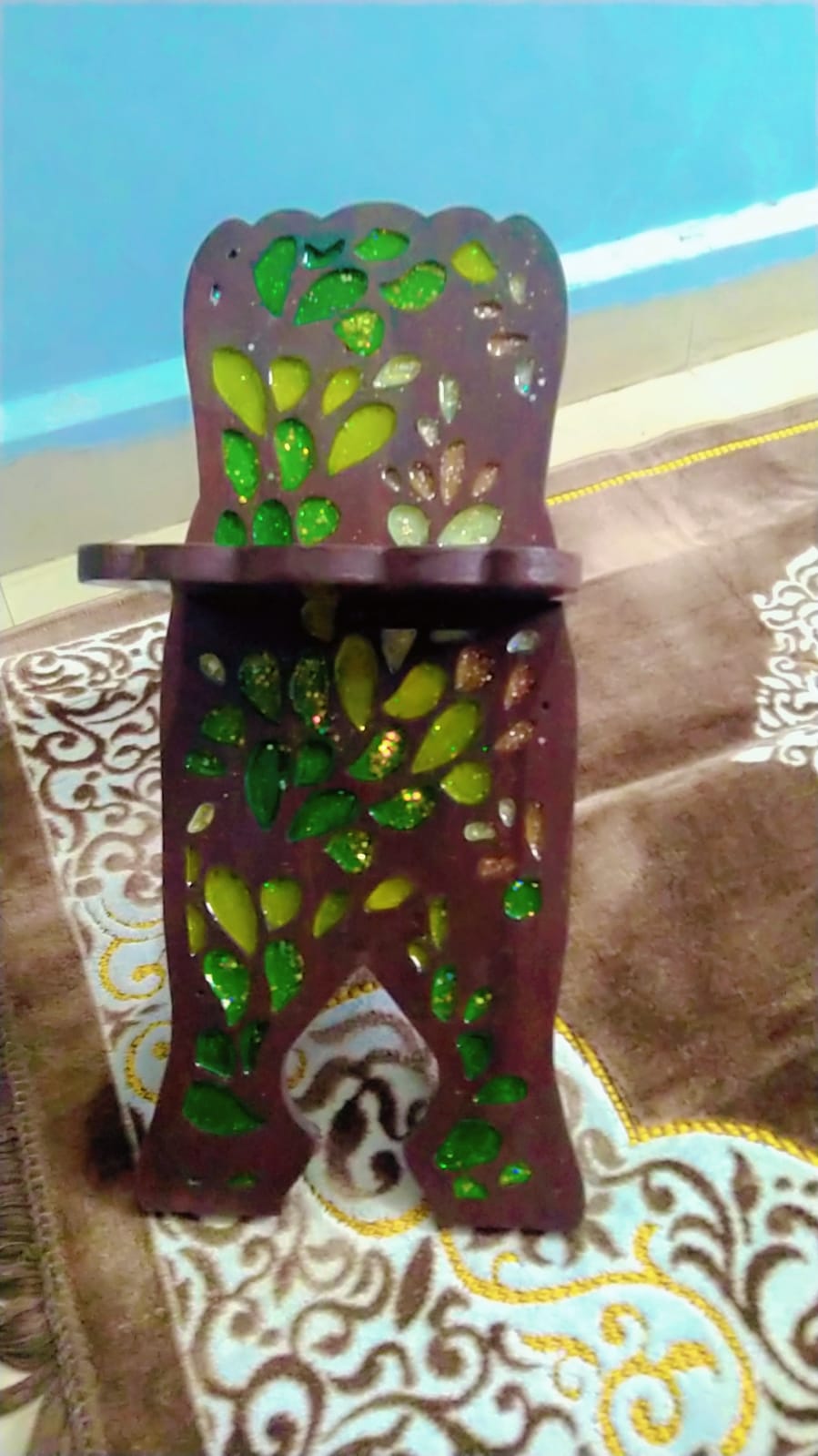
                  
                    WOODEN RESIN BOOK STAND
                  
                