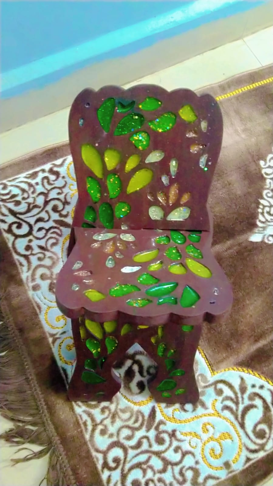 
                  
                    WOODEN RESIN BOOK STAND
                  
                