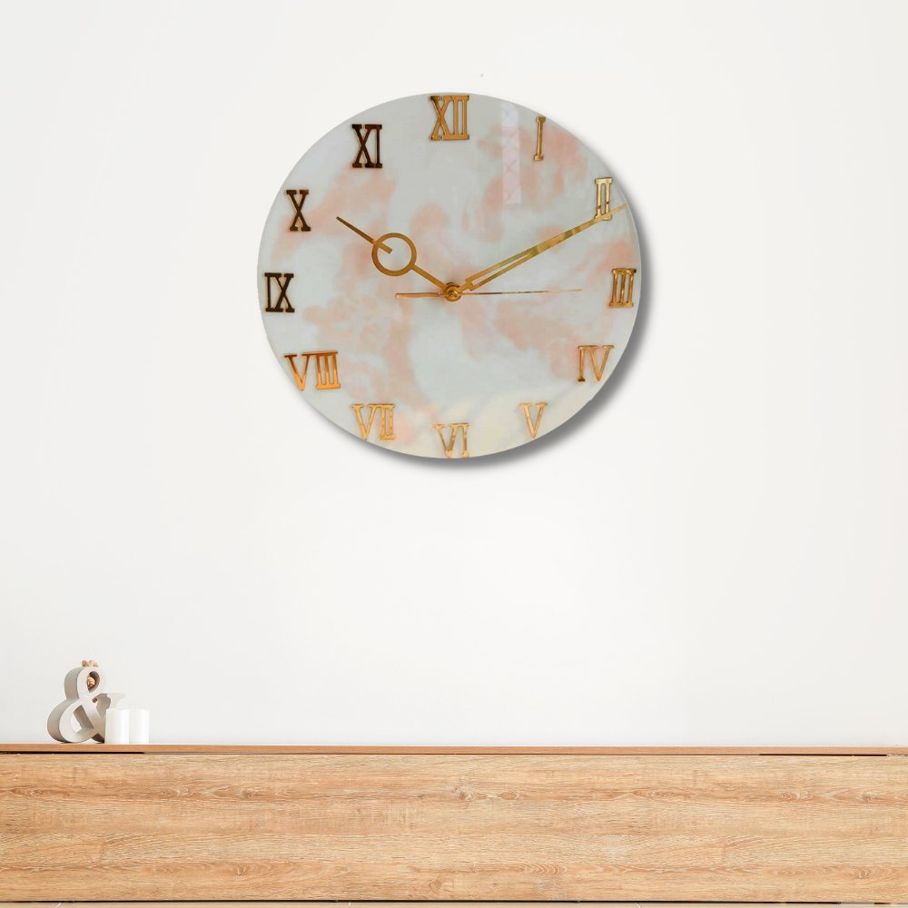 Resin Clock - Kreate- Wall Decor